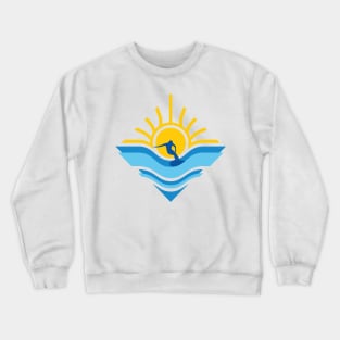 Surfer under the Sun Crewneck Sweatshirt